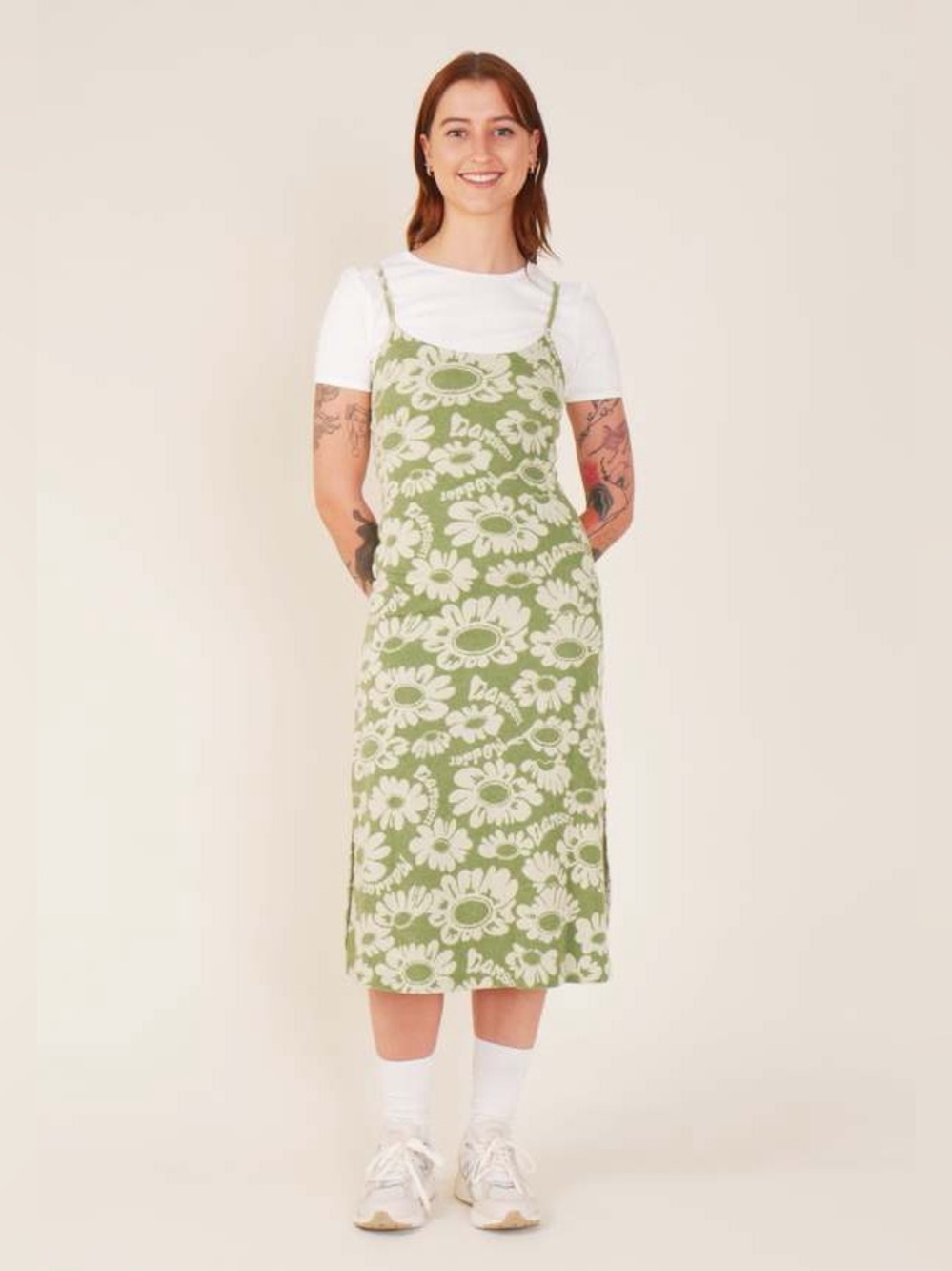 Urban Outfitters Damson Madder Verity Jacquard Midi Dress